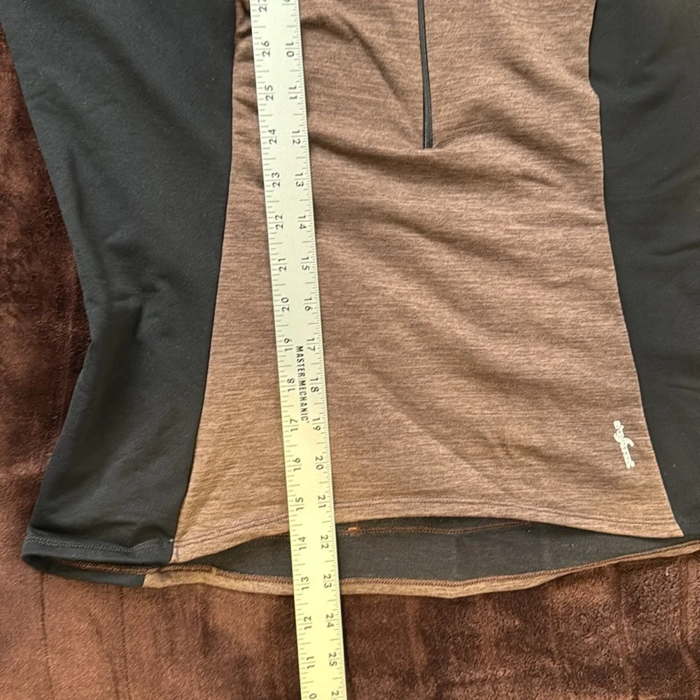 Shebeest Brown/Black Women's Long Sleeve 1/2 Zip Bike Jersey XL - Picture 9 of 9